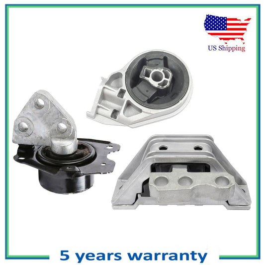 3PCS Moteur & Manuel Transparent Montage Pour Chevrolet Cobalt RHS Pontiac G5