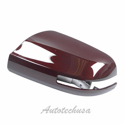 Left Mirror Cap / Cover w / Light B993 For 07-12 Nissan Altima 2.5L 3.5L Red NAD