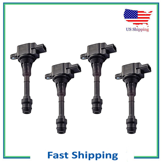 Set Di 4PCS UF350 Nuovo Accensione Bobine per 2002-2006 Nissan Altima Sentra L4