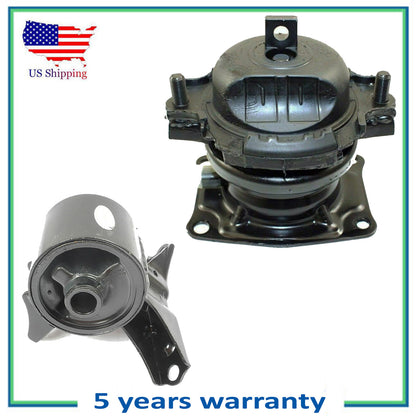Front & Front Right Engine Motor Mount Set 2PCS For 06-08 Honda Pilot 3.5L FWD