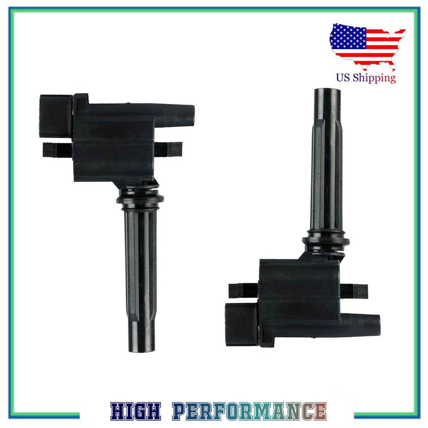 UF276 C1223 E571A C-653 Encendido Bobina Juego 2PCS Para 1999-2003 Mazda Protege