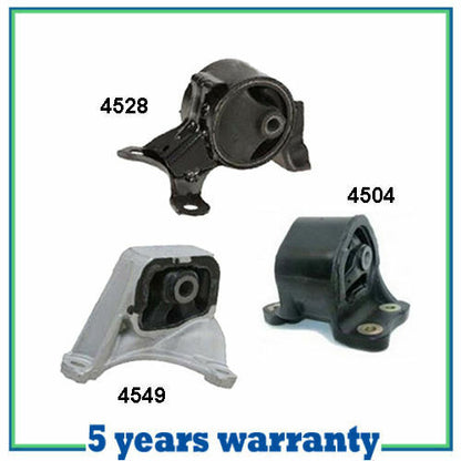 M566 Engine Motor & Trans Mount 3PCS For 03-11 Honda Element 2.4L Manual Trans