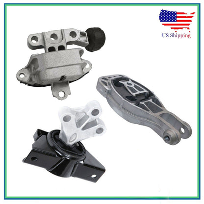 Set 3PCS Motore & Trans Montante Per 2013-2020 Chevrolet di Sonic 1.4L