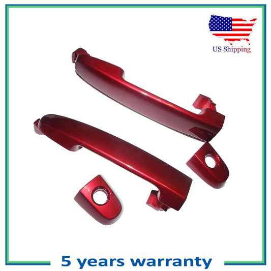 Front Outer Door Handle Set For 02-06 TOYOTA Camry Red Mica 3M8 DS534