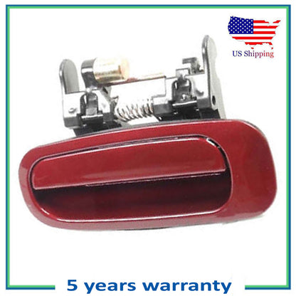 Posteriore Sinistro Esterno Porta Manico Per 1998-2002 Toyota Corolla Rosso 3M8