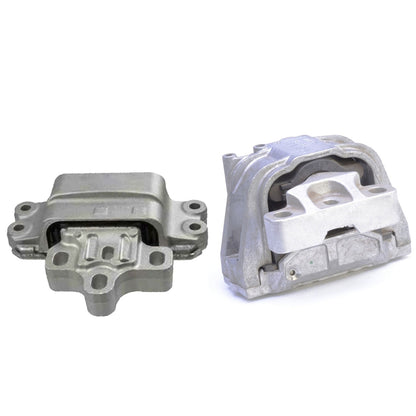 Set 2PCS Front Right Engine Motor & Transmission Mount For Volkswagen Passat 3.6