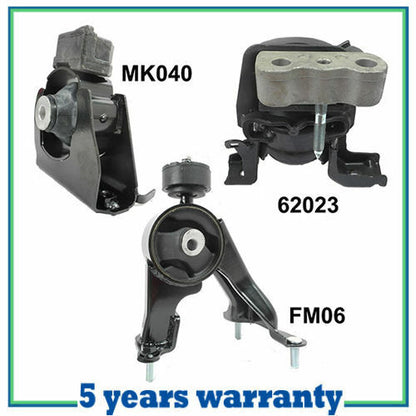 Engine Motor Mount M1183 For 2009-2013 Toyota Corolla / Matrix 1.8L Set 3PCS New