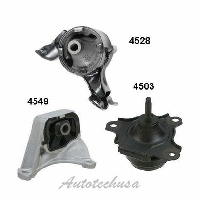 M607 Moteur & Trans Montage 3PCS Pour 02-06 Acura Rsx 2.0L Pour Manuel Trans