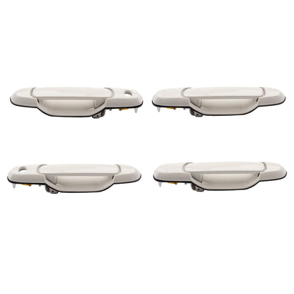 Set 4pcs Extérieur Porte Poignée Pour 98 99-03 Toyota Sienna Super Blanc 040