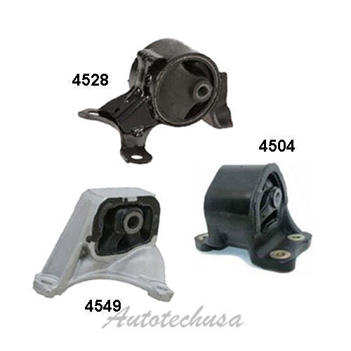 M566 Engine Motor & Trans Mount 3PCS For 03-11 Honda Element 2.4L Manual Trans