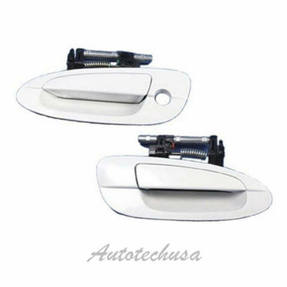 For NISSAN ALTIMA Outside Front Pair QX3 Pearl White MotorKing Door Handle DS188