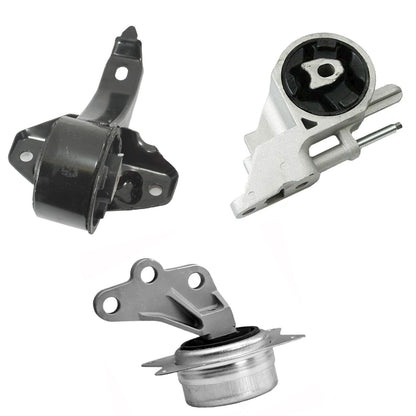 Set 3PCS Front, Rear & Left Auto Trans Mount For 2008-2010 Chevrolet Malibu 2.4L