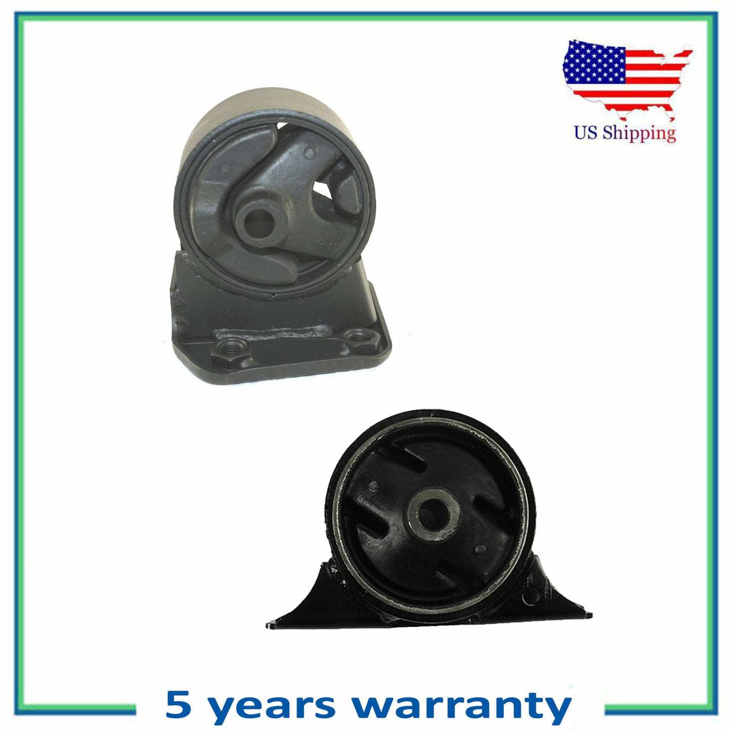 6612 6622 Engine Motor & Trans Mount SET 2PCS For 93-95 Eagle Summit ES 1.5L