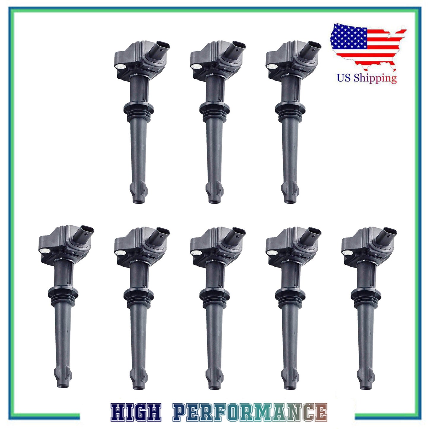 8PCS Zündspule Spule Für UF637 E1137 C1850 5C1907 Jaguar XF Xfr XJ Xk XKR-S 5.0L