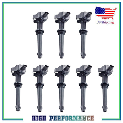 8PCS Zündspule Spule Für UF637 E1137 C1850 5C1907 Jaguar XF Xfr XJ Xk XKR-S 5.0L