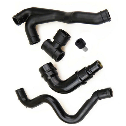 Set 5PCS Engine Crankcase Breather Hose Pipe For New Audi TT VW Golf Jetta 1.8L