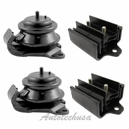 M937 Engine Trans Motor Mount Set For 87-95 Nissan Pathfinder 3.0L 6344*2 6347*2