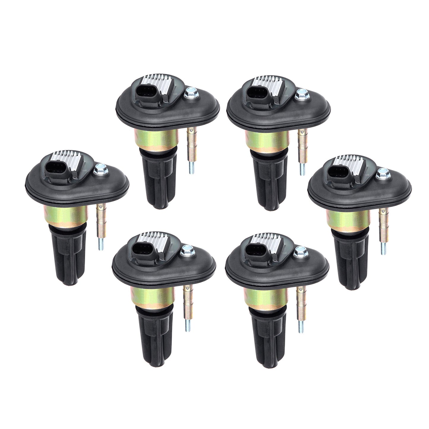 6PCS Ignition Coil 6pcs For UF303 C1395 Chevy Trailblazer GMC Canyon Envoy 4.2L