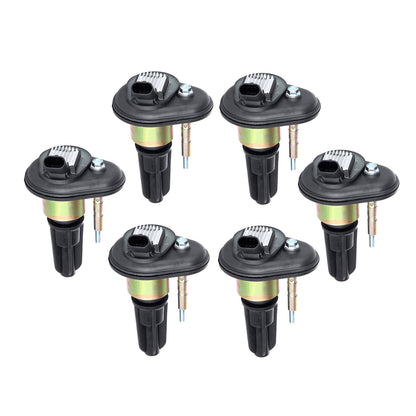 6PCS Ignition Coil 6pcs For UF303 C1395 Chevy Trailblazer GMC Canyon Envoy 4.2L