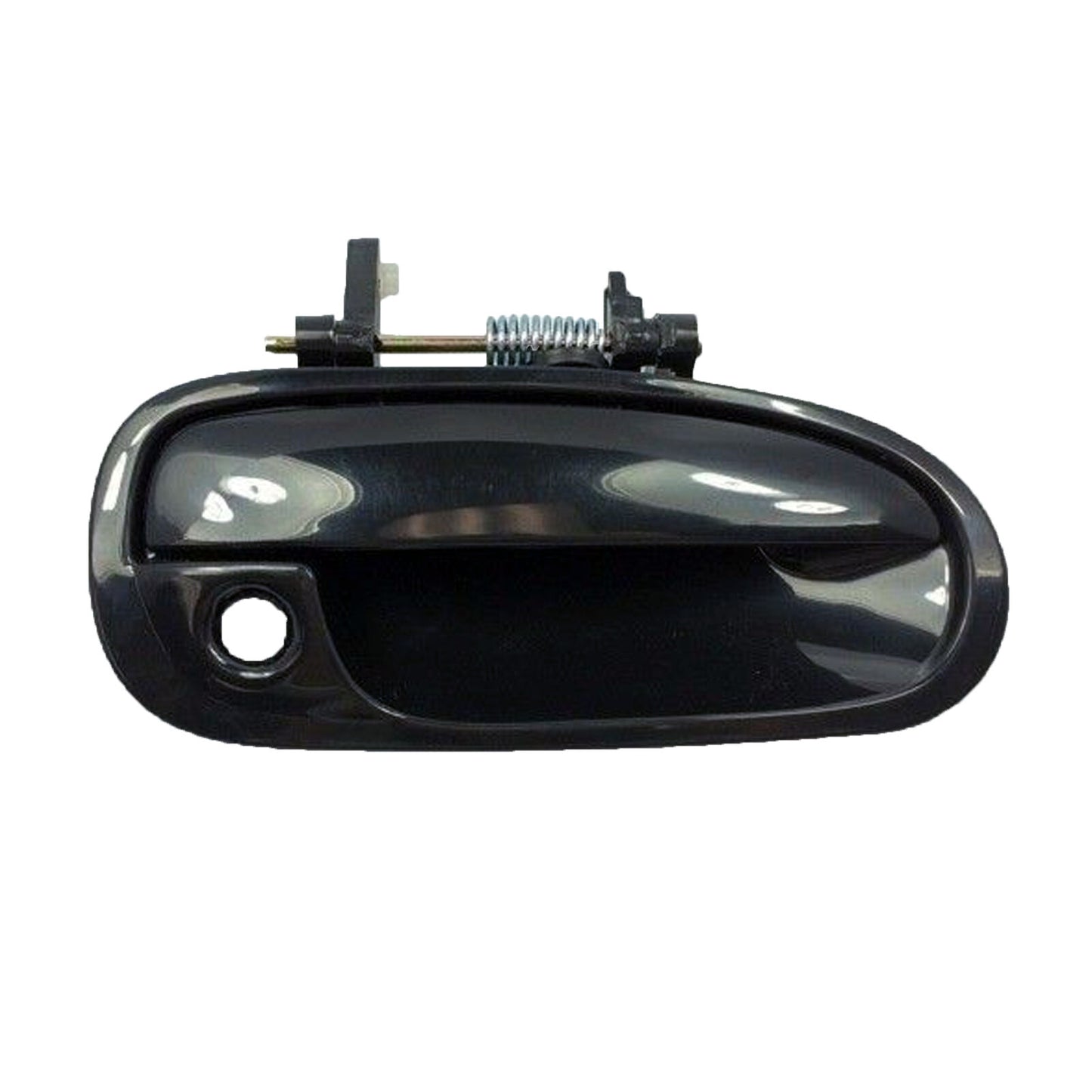 Front Outside Door Handle Set 2PCS For 1996-2000 Honda Civic Smooth Black DS556