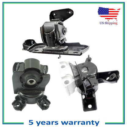 3PCS Engine Motor & Trans Mount For 2006-2012 Toyota RAV4 3.5L 62057 62072 62064