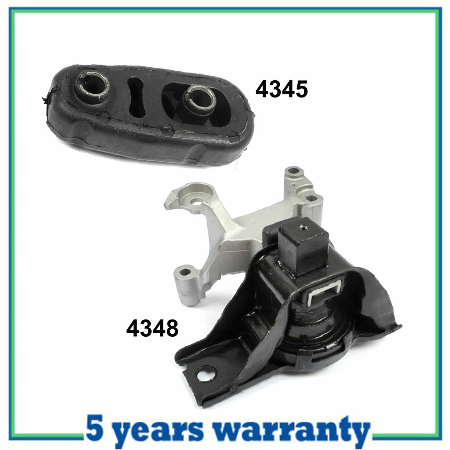 Engine Motor Mount Auto CVT Trans. For M1365 07-12 Nissan Sentra 2.0L 4345 4348