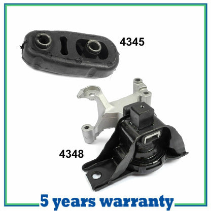 Engine Motor Mount Auto CVT Trans. For M1365 07-12 Nissan Sentra 2.0L 4345 4348
