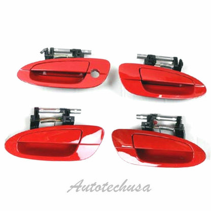 For NISSAN ALTIMA Outside 4 PCS Set A20 Scarlet RED MotorKing Door Handle DS194