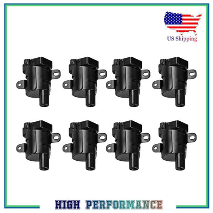 8PCS Ignition Coil For D585 UF262 Chevy GMC Silverado 1500 2500 5.3L 6.0L 4.8L