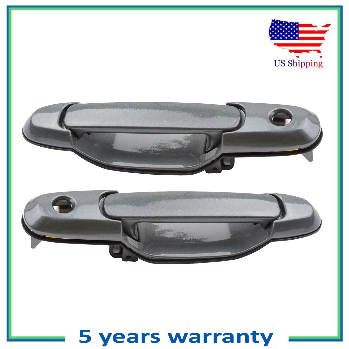 98-03 Para Toyota Sienna Delantero Izquierdo Y Derecho Plata 6M3 Puertas Mango