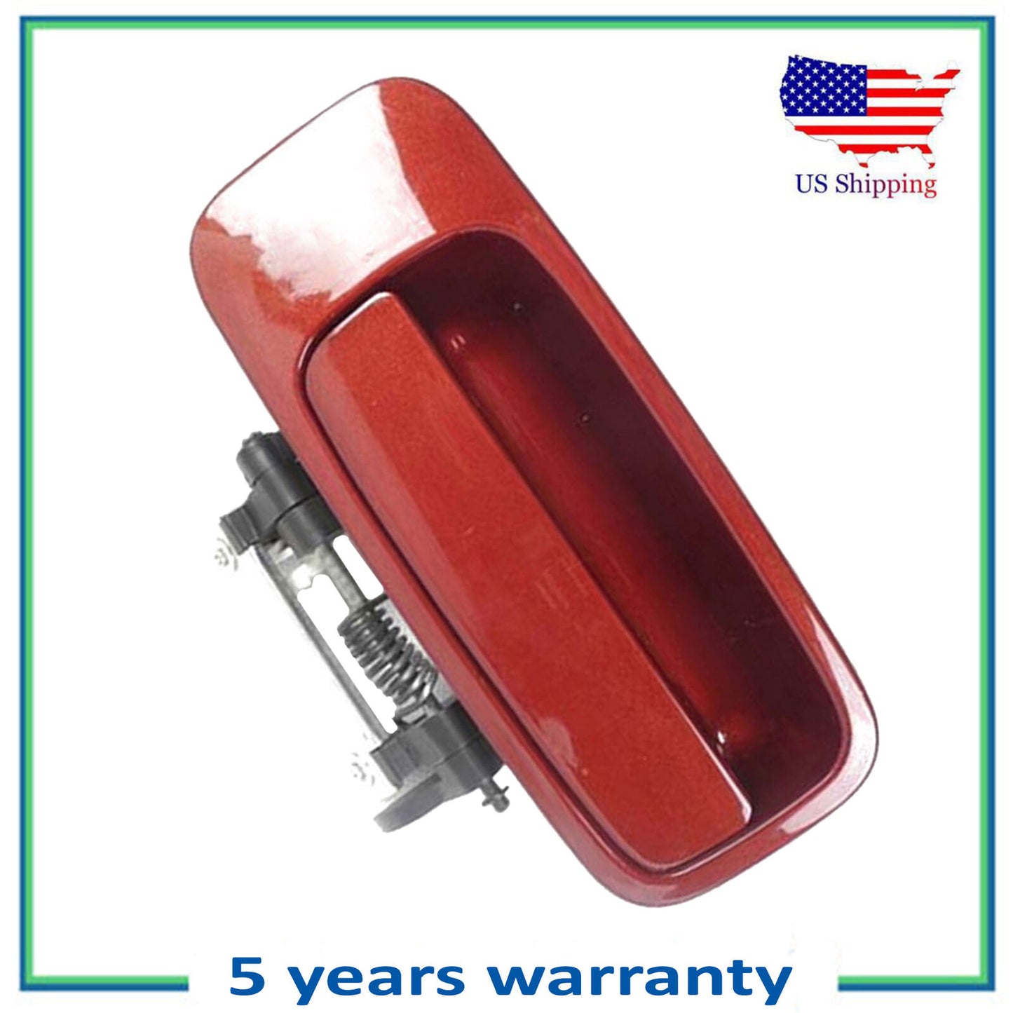 Rear Left Outside Door Handle For 2000-2004 Toyota Avalon 3N6 Vintage Red Pearl