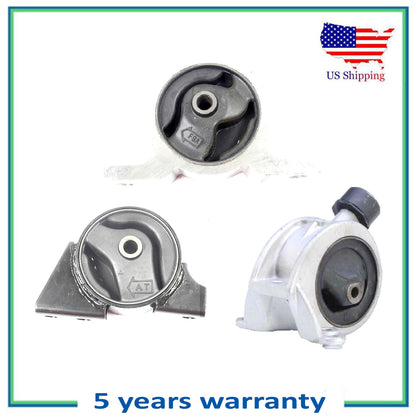 3PCS Engine Motor Mount For 2000-2001 Nissan Sentra SE 2.0L 7314 7365 7315 AUTO