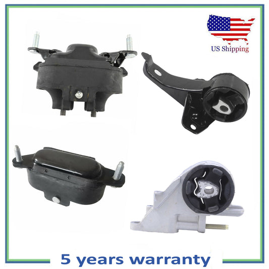 Set 4 PCS Engine Motor & Auto Trans Mount For 08-10 Chevy Malibu Pontiac G6 3.5L