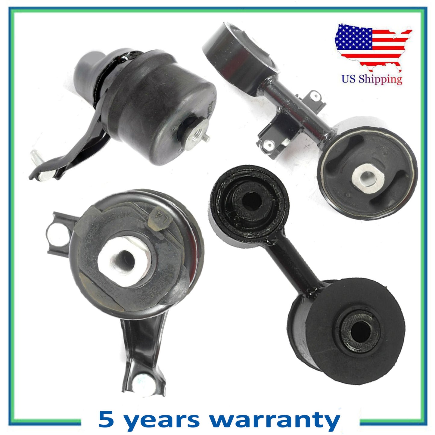 4PCS Moteur & Trans Montage Pour 02-06 Toyota Camry 2.4L 4204 4211 4226 4207