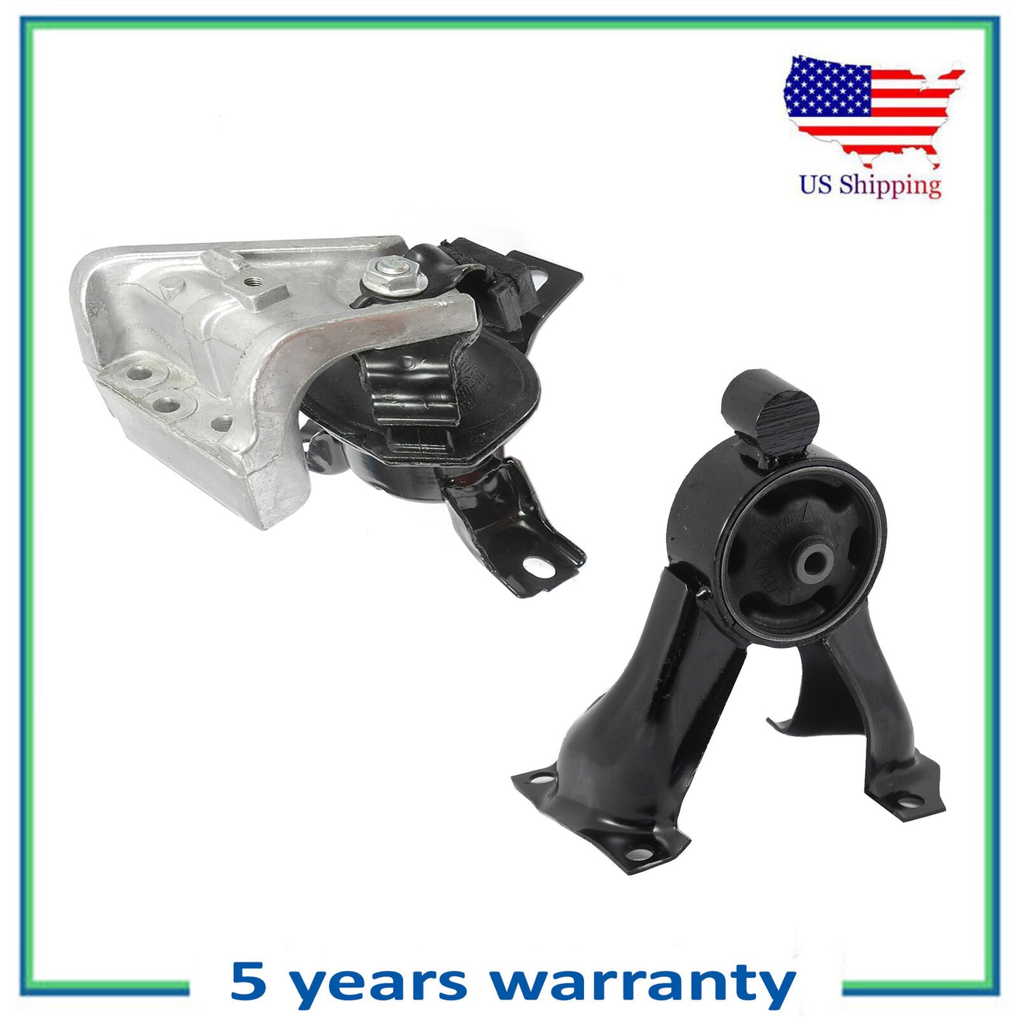 2PCS Motore & Trans Montante Per 03-06 Mitsubishi Outlander 2.4L 4642 4608