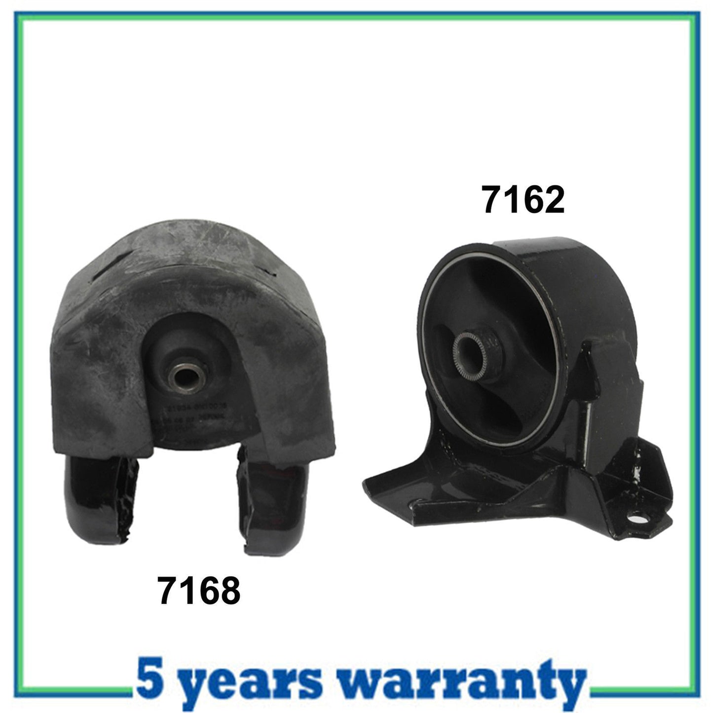 Set Engine Motor Mount For Hyundai Sonata 2.4L 3.3L Front Rear M1278 7162 7168