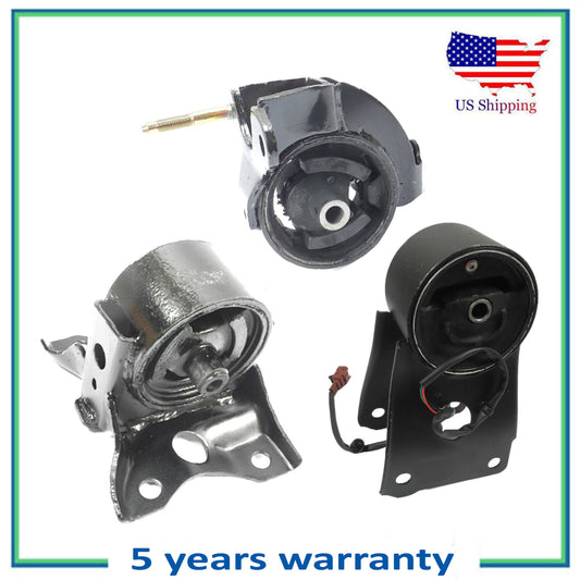 3PCS Engine Motor & Trans Mount For 97-99 Nissan Maxima 3.0L 7306EL 7304 7303