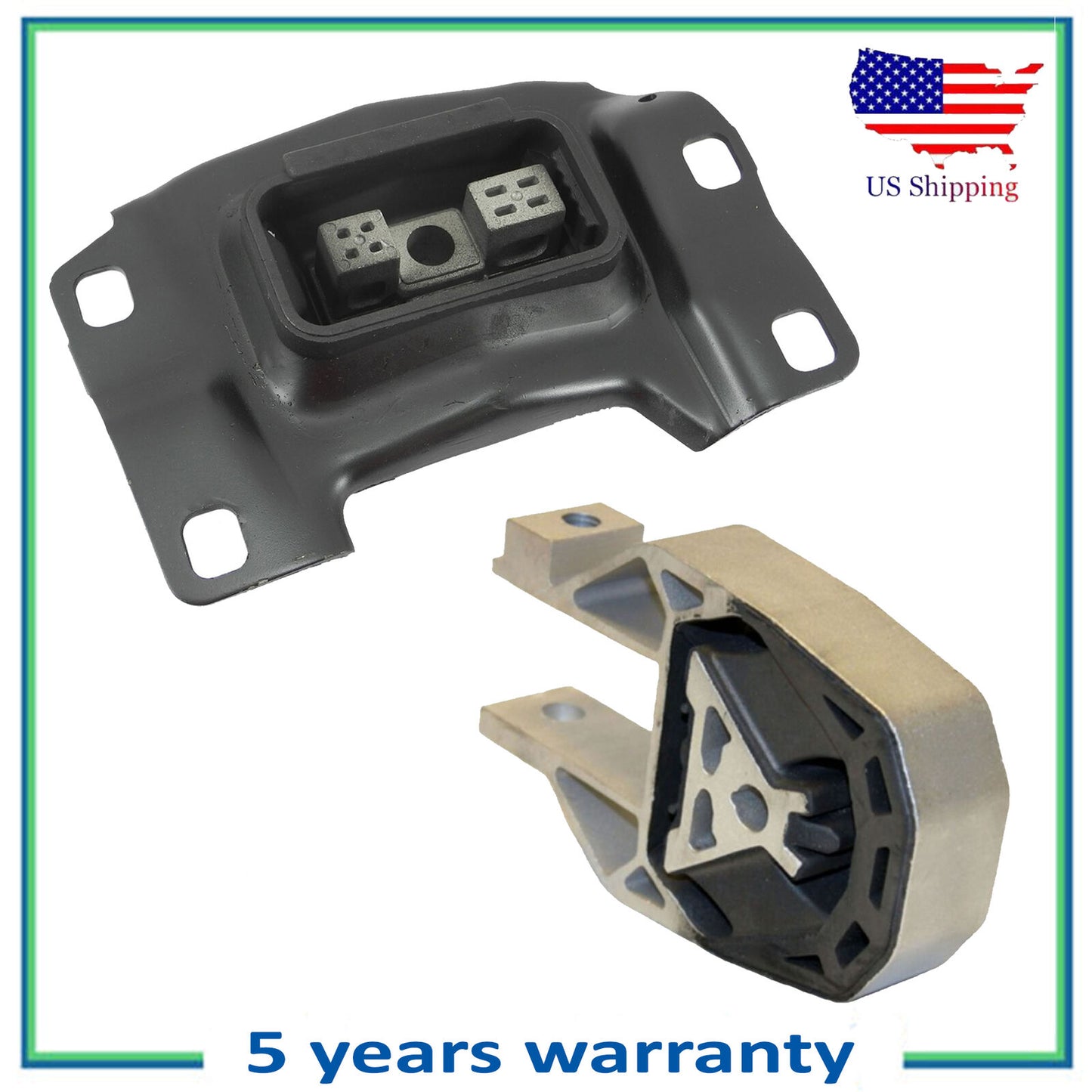 2PCS Transmission Mount For 2013-2017 Ford Escape Transit Connect 1.6 2.5L