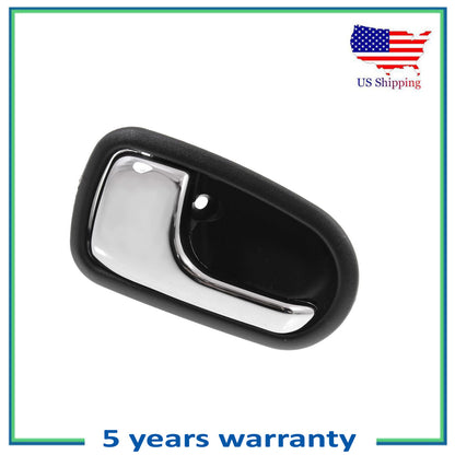 Left Interior Door Handle For 1993-1997 Mazda 626 95-03 Protege Chrome & Black