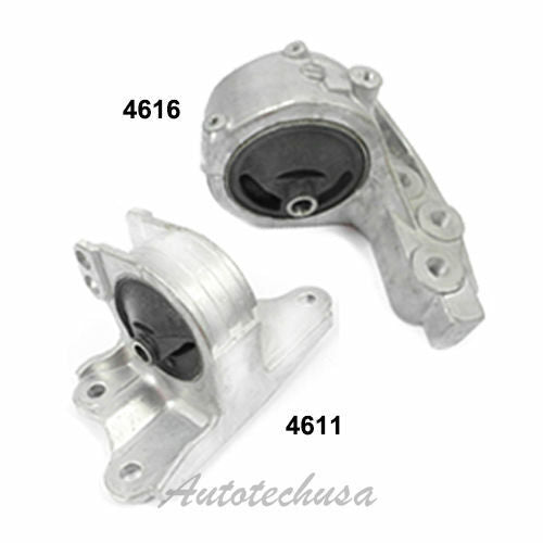 Avant Moteur & Trans Montage Pour 00-05 Mitsubishi Eclipse 3.0L Auto 2PCS 4611