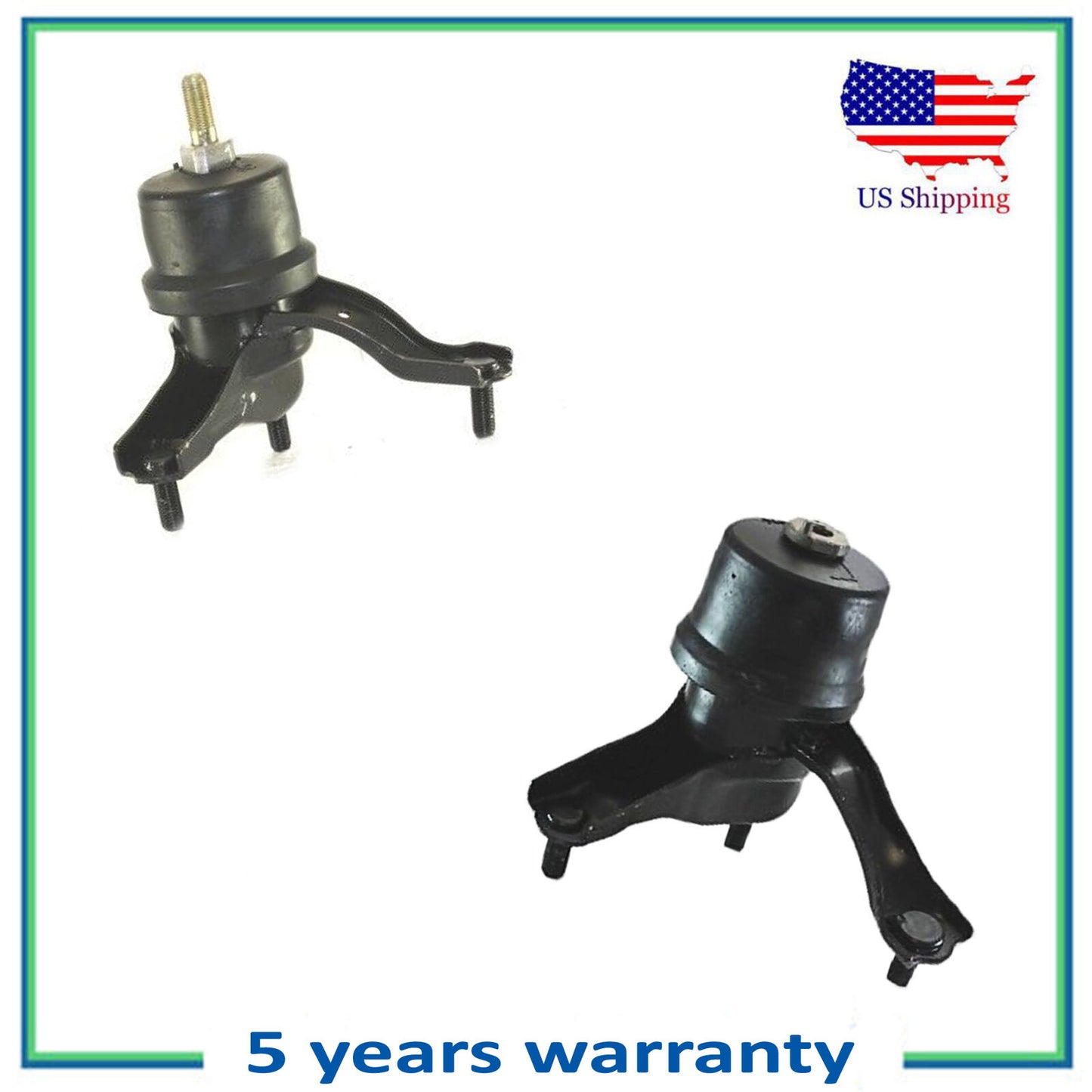 Auto Set Engine Motor & Trans. Mount 4212 4207 For 05-07 Toyota Highlander 3.3L