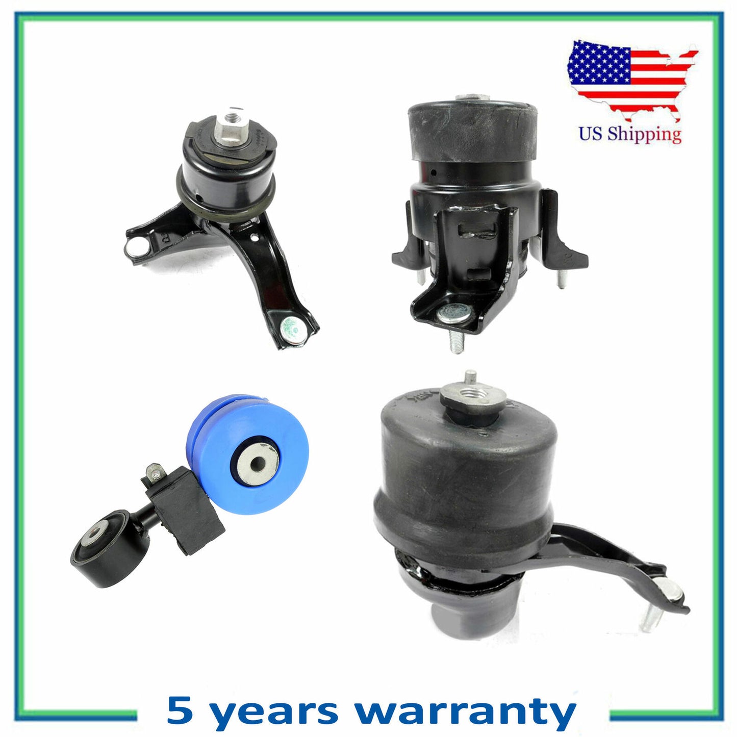 Motor & Trans Mount MK4274SD 4207 4211 62009 For 07-11 Toyota Camry 2.4L Auto