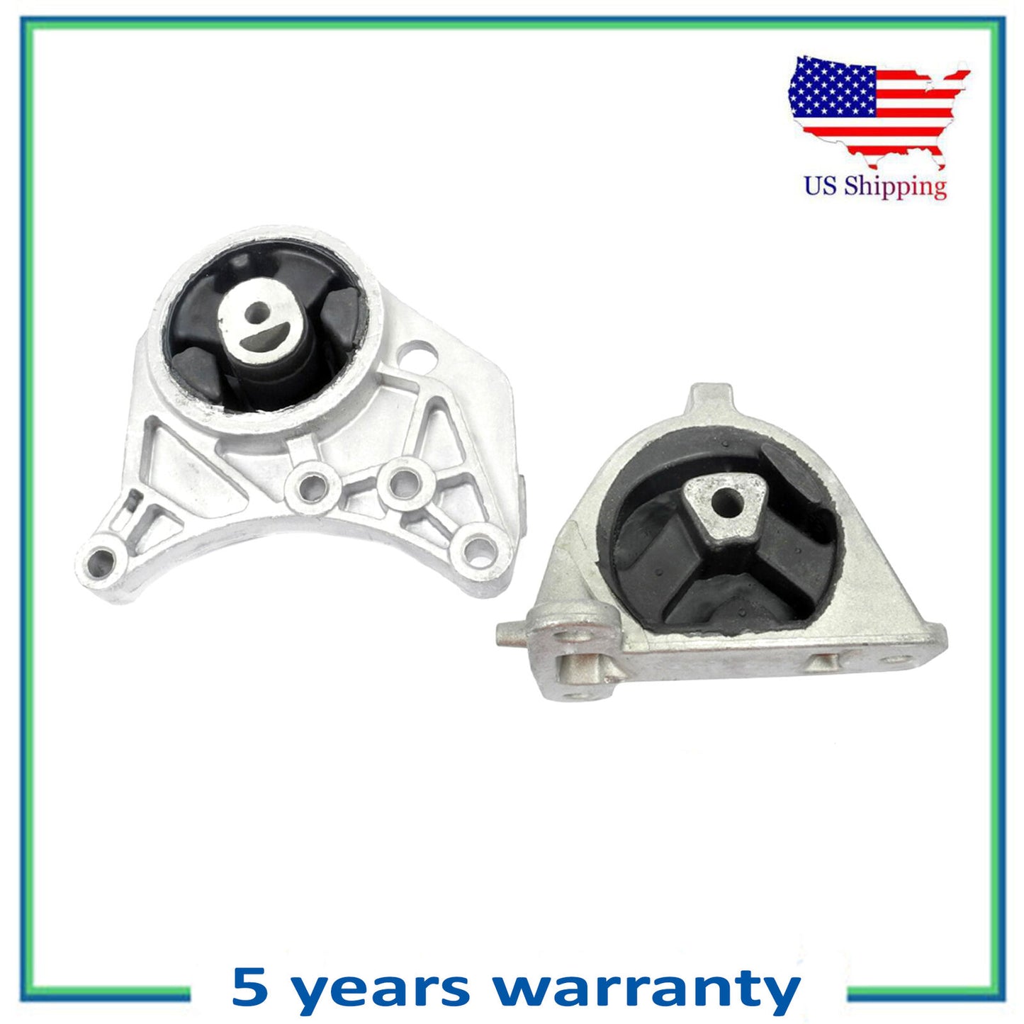 2PCS Motore & Trans Montante Per 2001-2007 Dodge Grande Caravan 3.3L 3.8L Auto