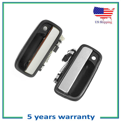 Front Outside Door Handle For 1995-2004 Toyota Tacoma Plastic Chrome Lever DS564