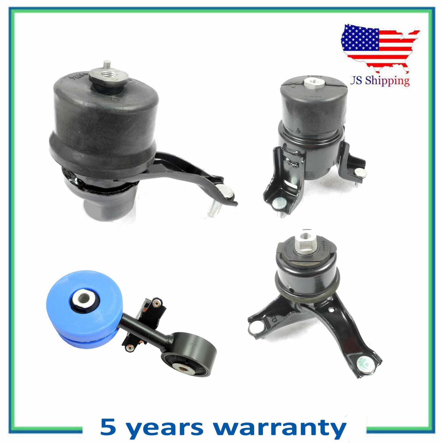MK4204SD 4203 4207 4211 Motor & Trans Mount For 02-06 Toyota Camry 2.4L Auto