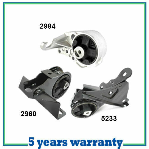 M780 Engine & Trans Mount Set 3PCS For 1996-2000 Dodge Grand Caravan 3.3L 3.8L
