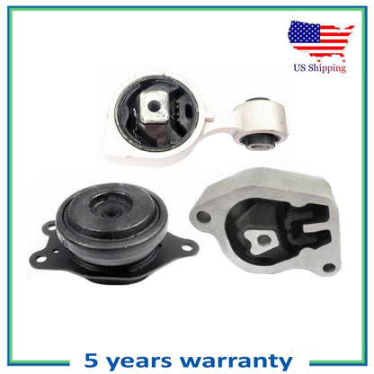 3PCS Engine Motor & Trans Mount For 07-15 Nissan Altima 2.5L 4339 4350 4340 AUTO