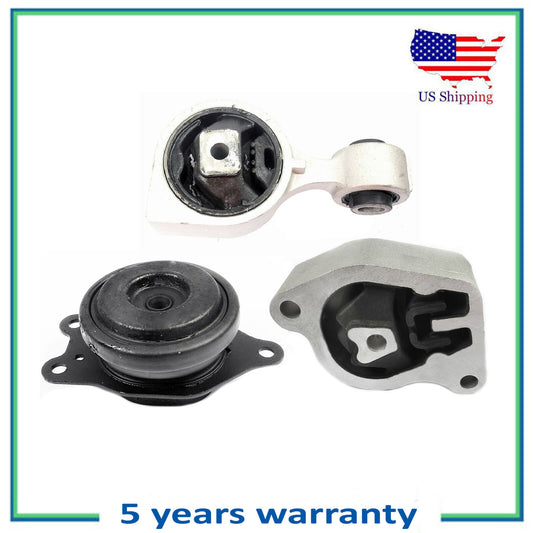 3PCS Engine Motor & Trans Mount For 07-15 Nissan Altima 2.5L 4339 4350 4340 AUTO