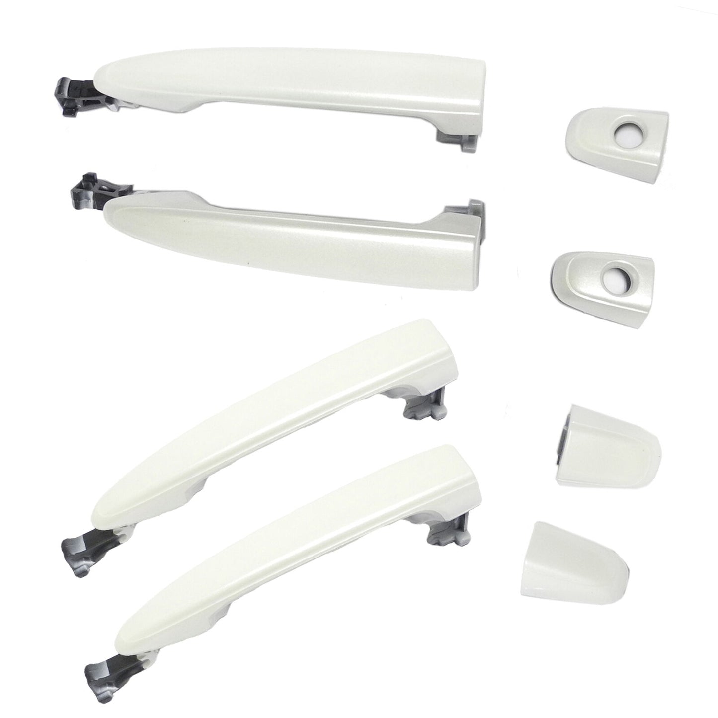 Front & Rear Outside Door Handle Set For 2004-2010 Toyota Sienna White Pearl 051