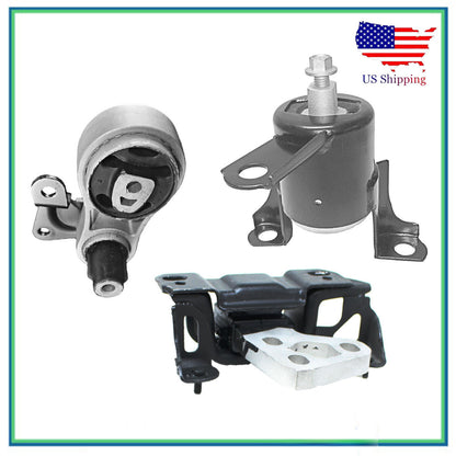 Juego 3PCS Motor & MT Manual Trans Montaje Para 2014-2019 Ford Fiesta 1.6L